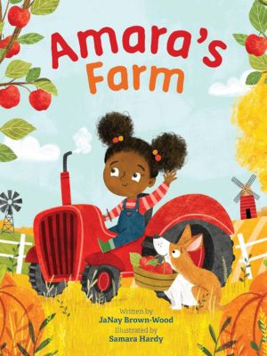 little girl on a tractor