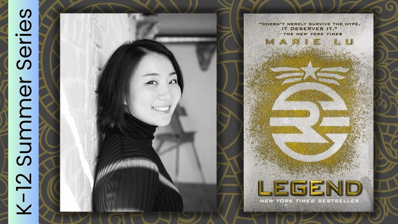 author wearing black turtleneck sweater and book cover with star symbol in gold