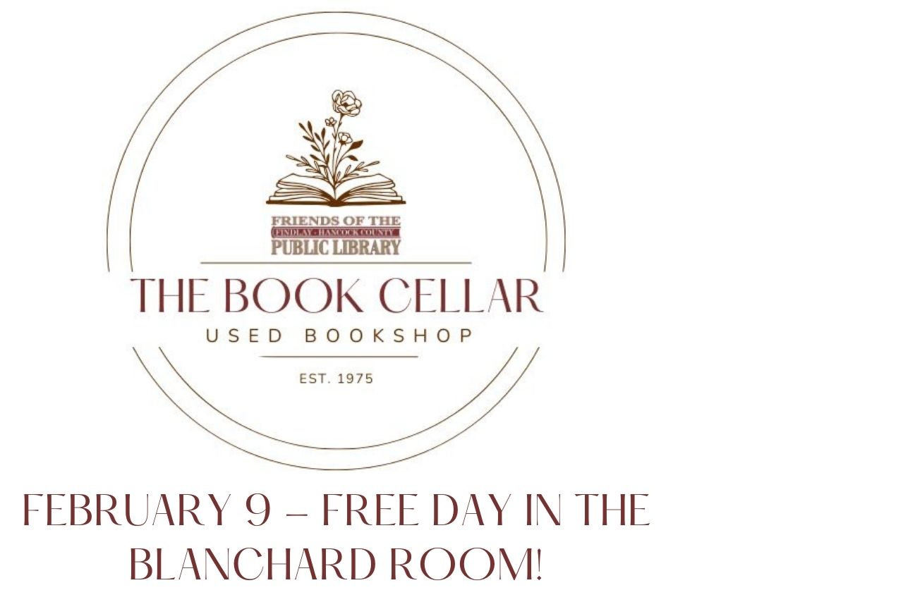 white background with circle and maroon text