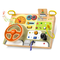 Toy for small children that looks like a car dashboard 