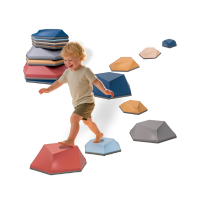 plastic soft plastic stones for children to walk on
