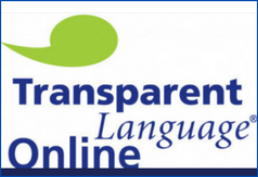 white background with blue letters and a green apostrophe 