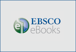 round logo in green and blue Ebsco written in bold blue 