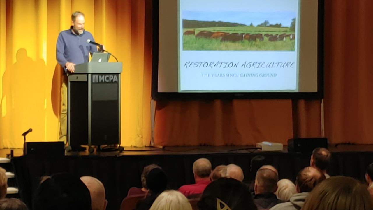 Forrest Pritchard speaking at CommunityREAD