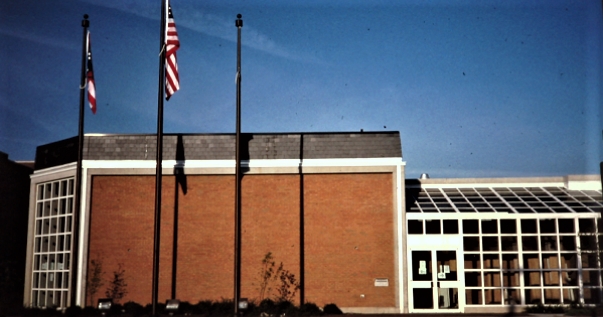 partially renovated building in early 1991