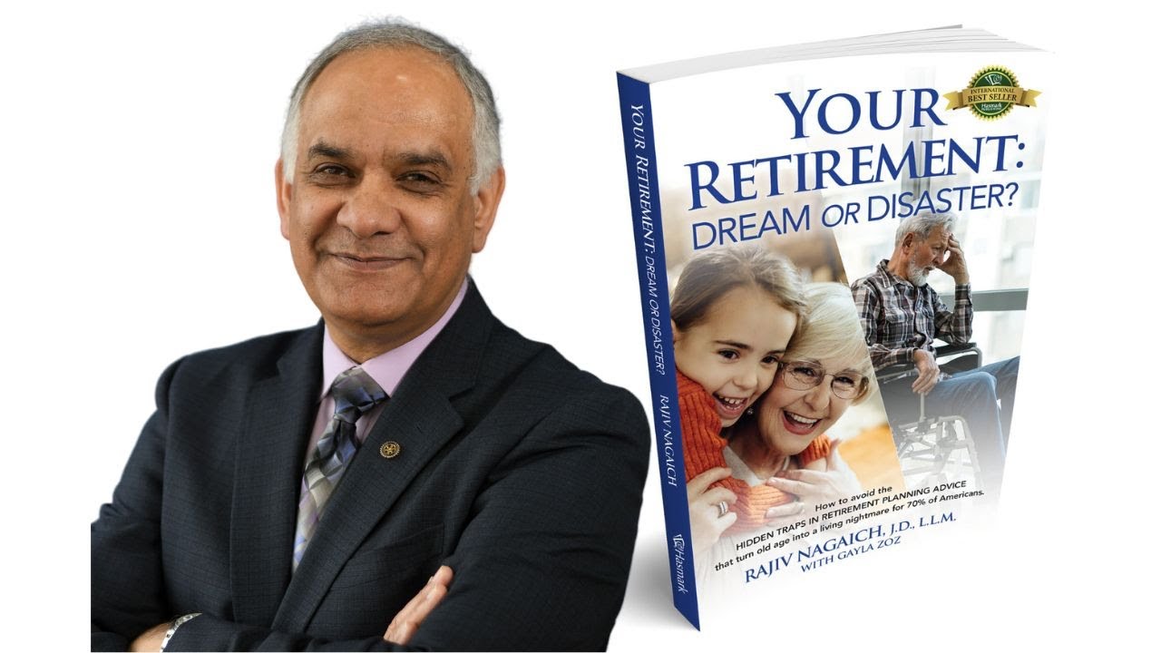 author with book cover showing older people smiling