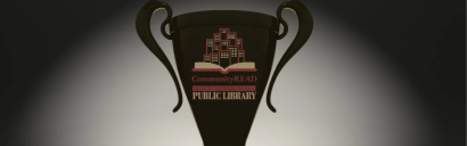 trophy with CommunityREAD logo on it