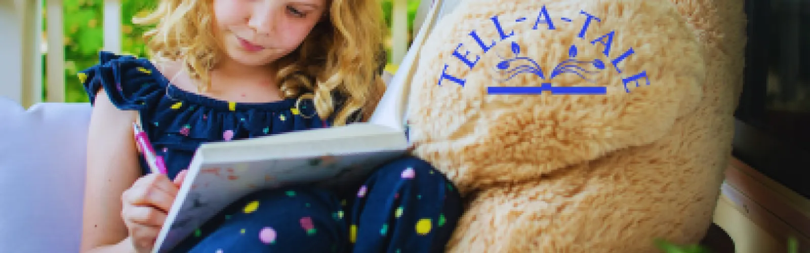 colorful vibrant close up of child's hands writing a story